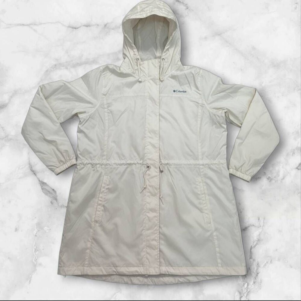 Columbia Women's Auroras Wake Mid Jacket Cream Colored Size XXL